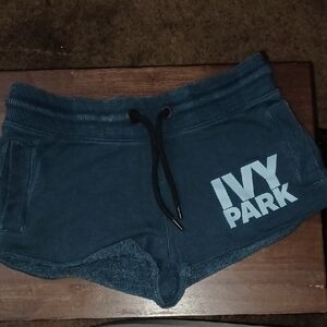 IVY PARK Dark Teal Athletic Shorts